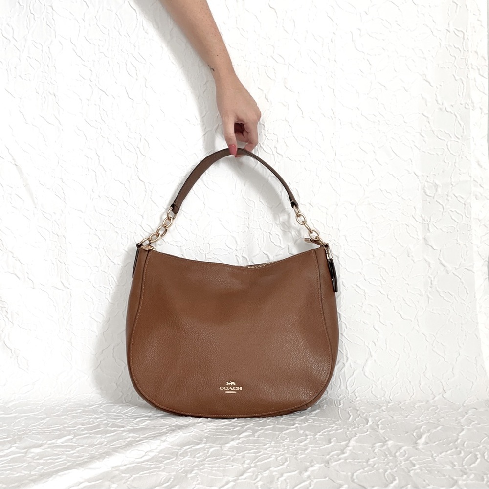 Coach Hobo Shoulder Bag - Cognac